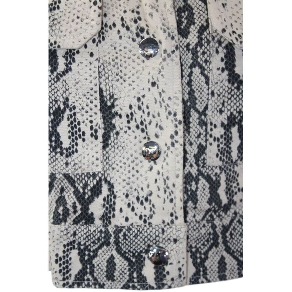 Superdown Womens Button Front Collared Snakeskin … - image 5